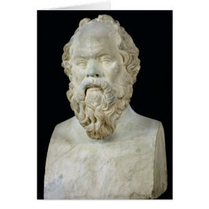 Cartão Busto de Socrates