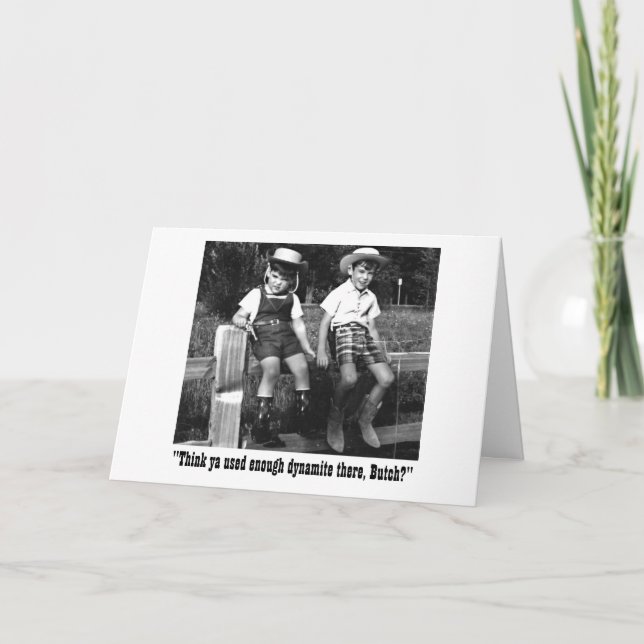 Cartão Butch e Sundance (Frente)