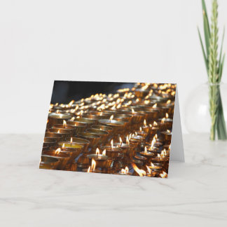Cartão Butter Lamps Greeting Card