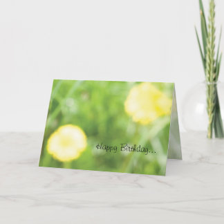 Cartão Buttercup Birthday Card