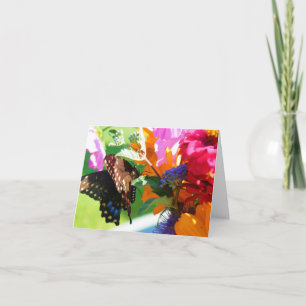 Cartão Butterfly Beauty Get Well Greeting