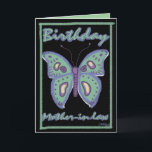 Cartão Butterfly Birthday Family Specific<br><div class="desc">A beautiful butterfly for the beautiful creation in your life. Original design by Christie Black of Creations from the Heart.</div>