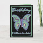 Cartão Butterfly Birthday Family Specific<br><div class="desc">A beautiful butterfly for the beautiful creation in your life. Original design by Christie Black of Creations from the Heart.</div>
