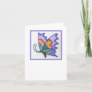 Cartão Butterfly blank notecard 01