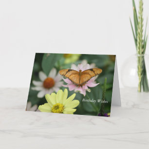 Cartão Butterfly Custom Greeting Card