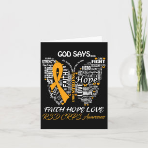 Cartão Butterfly Faith Hope ama Rsd Crps Dons De Consciên