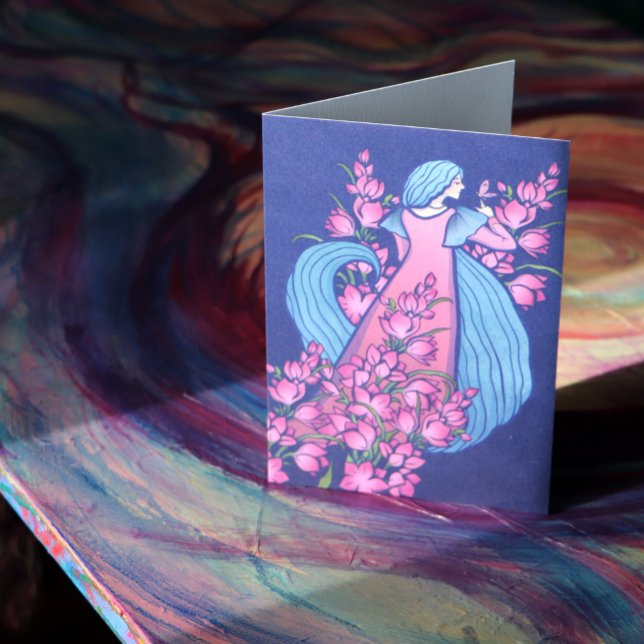 Cartão Butterfly Goddess (Criador carregado)