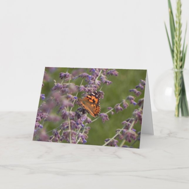 Cartão Butterfly Note Card (Frente)