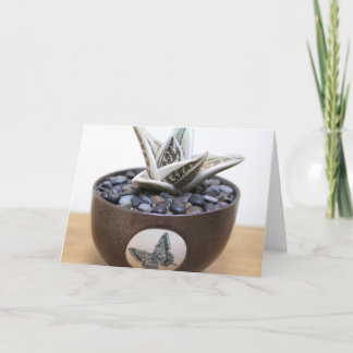 Cartão Butterfly Succulent Notecard by Succulent Designs