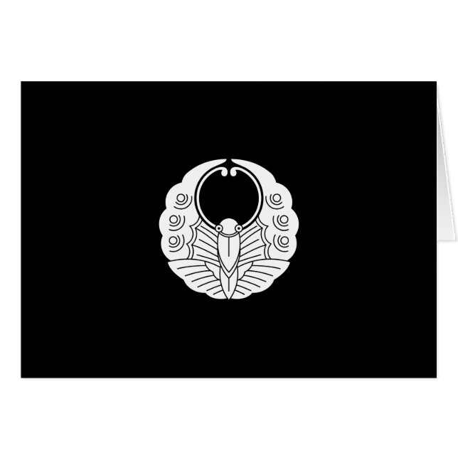 Cartão Butterlfy estilo Fusen (Frente Horizontal)