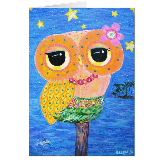 Cartão Buzina de Hula (Frente)