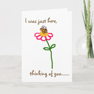 Cartão BuzzAboutBees 'Thinking Of You' - Sweet Little Bee