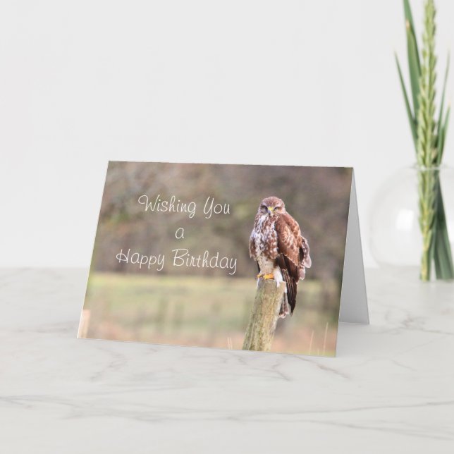 Cartão Buzzard (Frente)