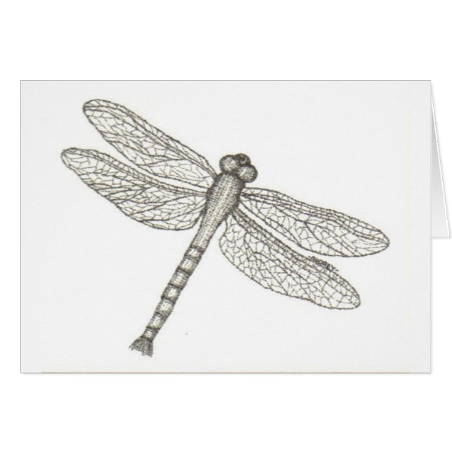 Cartão bw_dragonfly05 001 (Frente Horizontal)