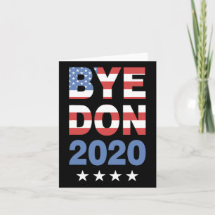 Cartão Byedon 2020 Anti-trump Pro Joe Biden Kamala Harris