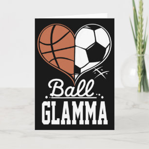 Cartão Byll Glamma Engraçado Bysketbyll Futebol Glamma