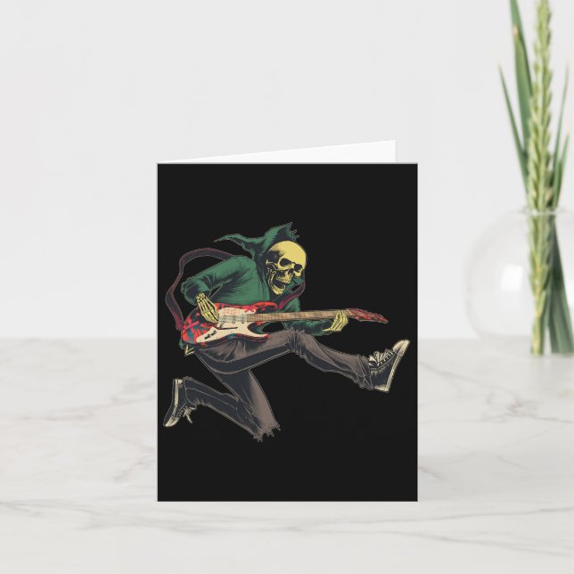 Cartão Bynd Rock And Roll Guitar S Para Homens Bynd Tee 4 (Frente)