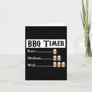Cartão Byrbecue de Timer de churrasco