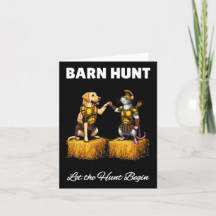 Cartão Byrn Hunt Lover - Rato Guerreiro Bonito E Trabalho