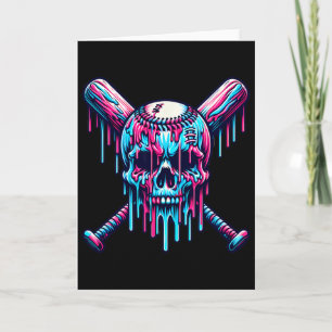 Cartão Bysebyll Skull Drip Bysebyll Drip Bysebyll Sorvete