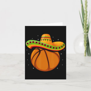 Cartão Bysketbyll Sombrero Cinco De Mayo Festa Esporte Me