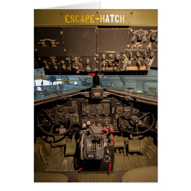 Cartão C-47 Cockpit (Frente)