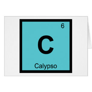 Cartão C - Calypso Química Grega Símbolo da Tabela Periód