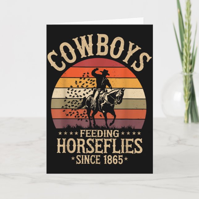 Cartão C.j.'s Cowboy Rodeo Outfit For Men - Funny Western (Frente)