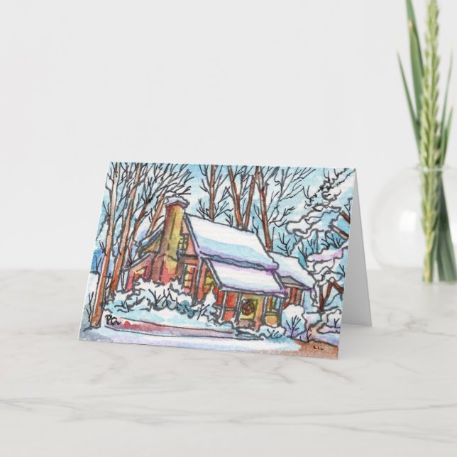 Cartão Cabana Nevada (Frente)