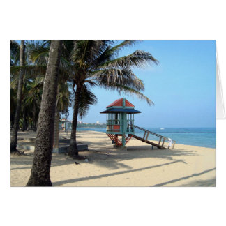 Cartão Cabana on Beach