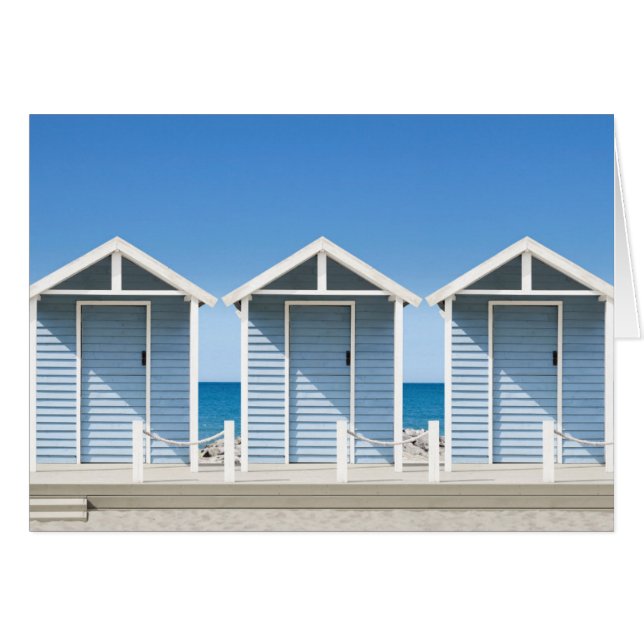 Cartão Cabanas 2 da praia (Frente Horizontal)