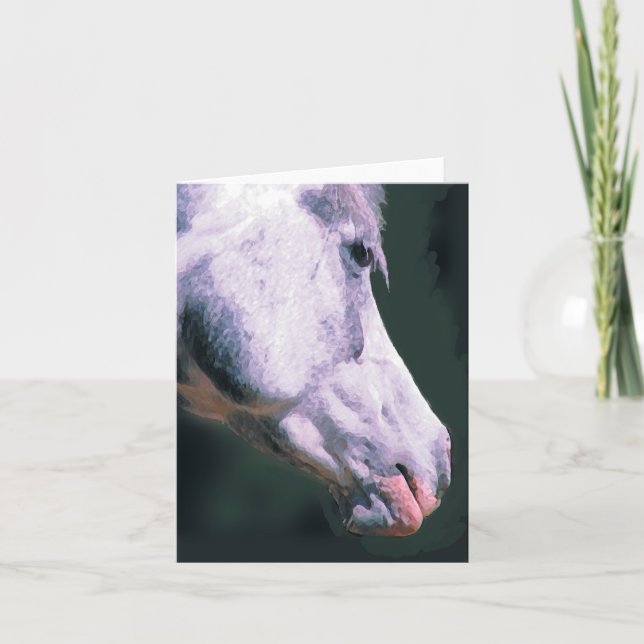 Cartão Cabeça Árabe 'Bonito Menino' (Frente)