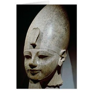 Cartão Cabeça coloosal de Amenhotep III, de al-Qurnah