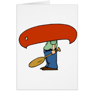 Cartão Cabeça da canoa