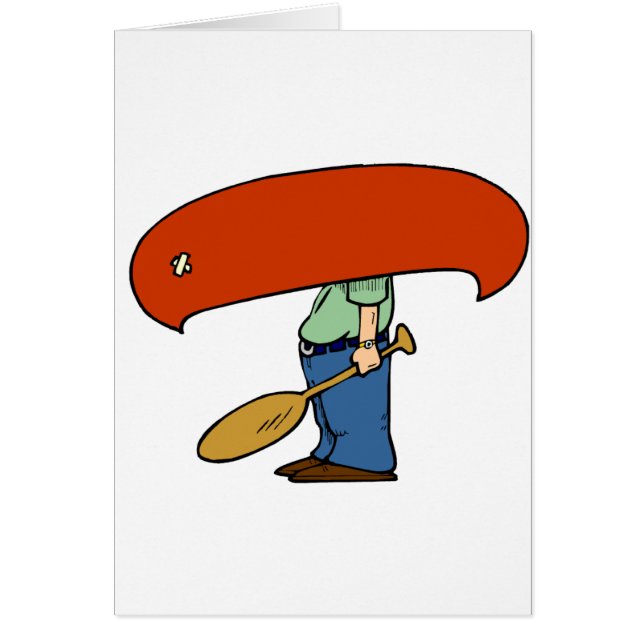 Cartão Cabeça da canoa (Frente)