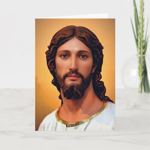 Cartão Cabeça de Cristo por Mark Edward Westerfield após