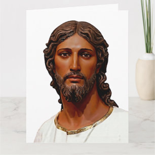 Cartão Cabeça de Cristo por Mark Edward Westerfield após
