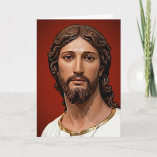 Cartão Cabeça de Cristo por Mark Edward Westerfield após