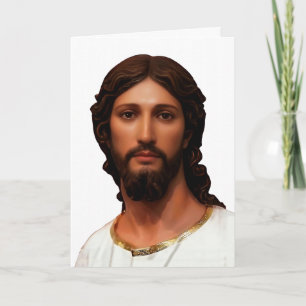 Cartão Cabeça de Cristo por Mark Edward Westerfield após