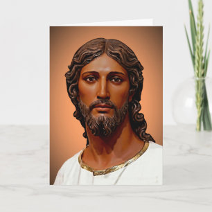 Cartão Cabeça de Cristo por Mark Edward Westerfield após