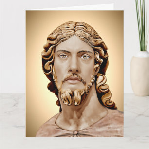 Cartão Cabeça de Cristo por Mark Edward Westerfield após