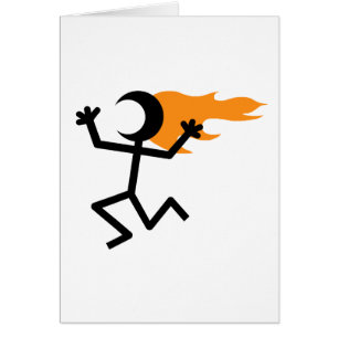 Cartão Cabeça de Flaming