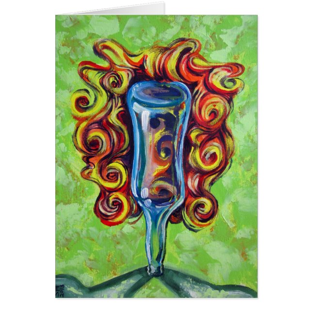 Cartão Cabeça de Garrafa (Frente)