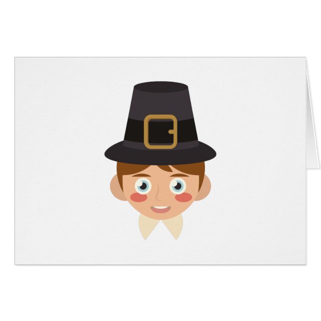 Cartão Cabeça do peregrino (Frente Horizontal)