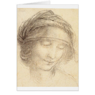 Cartão Cabeça do santo Anne