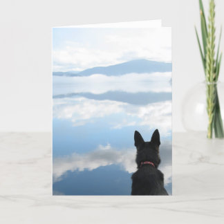 Cartão Cabeça nas nuvens - dentro Vazio