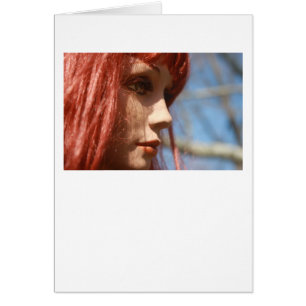 Cartão Cabeça Vermelha