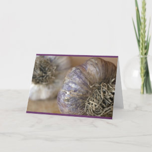 Cartão Cabeças de alho