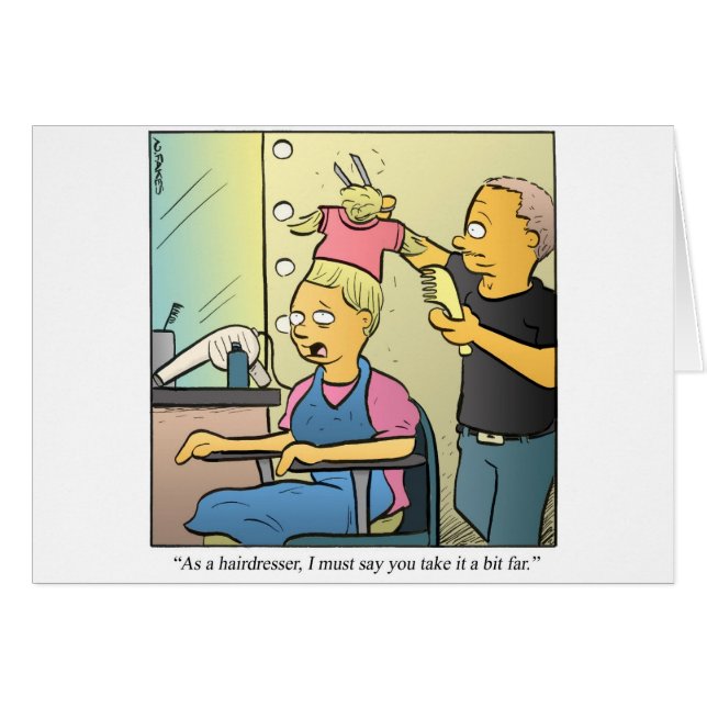 Cartão Cabeleireiro (Frente Horizontal)