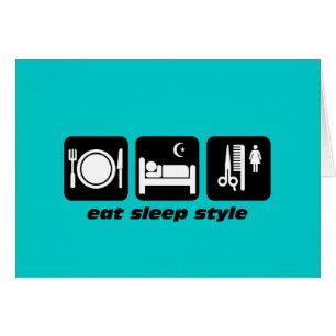 Cartão Cabeleireiro engraçado